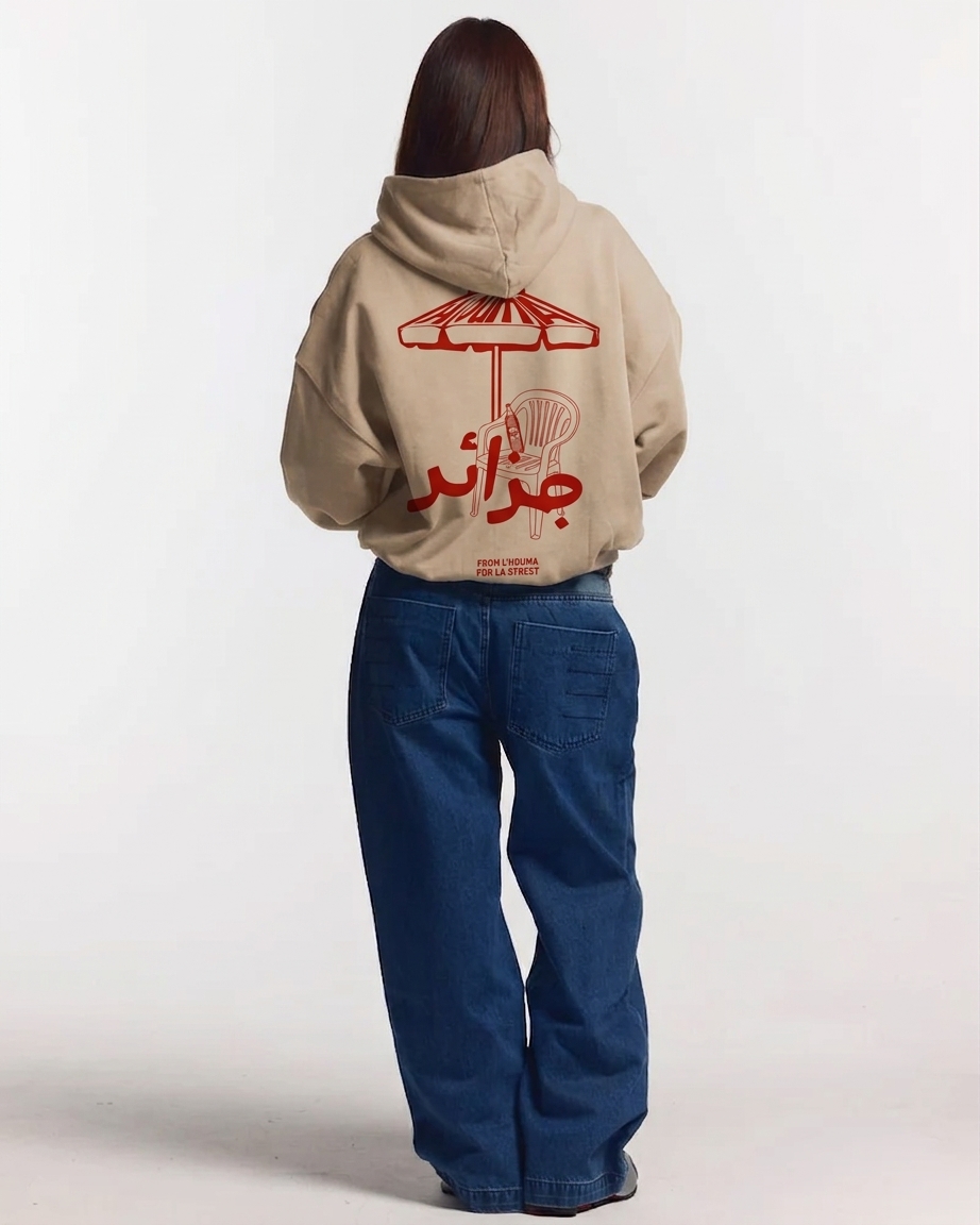 L'Houma Summer Time - Beige Hoodie - Image 6