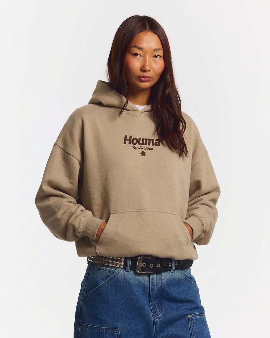 L'Houma Summer Time - Beige Hoodie - Image 5