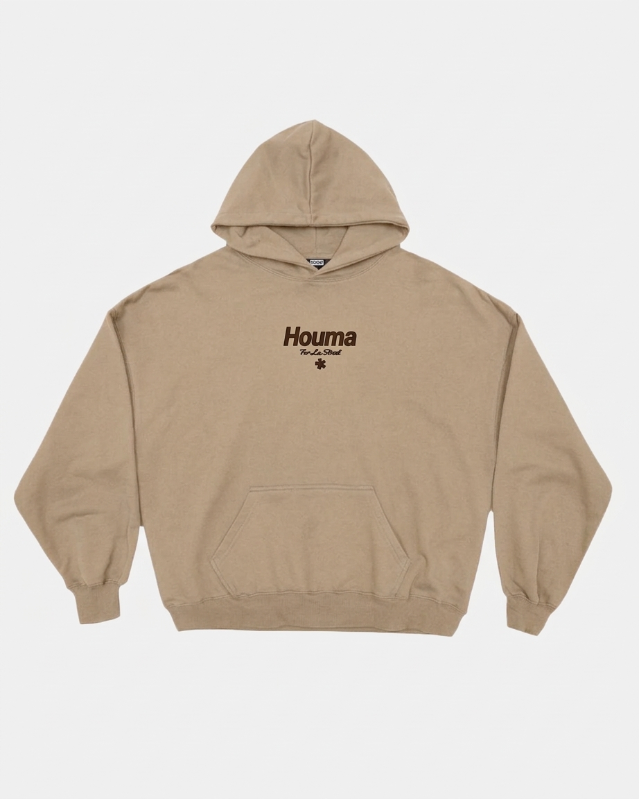 L'Houma Summer Time - Beige Hoodie - Image 4